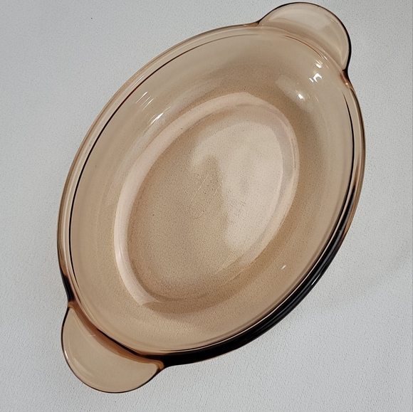Corningware Visions Oval Amber Glass V- 14-B Dish - Picture 7 of 11